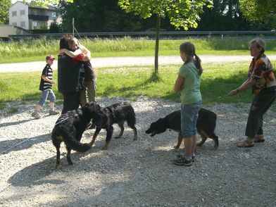 Treffen am Parkplatz